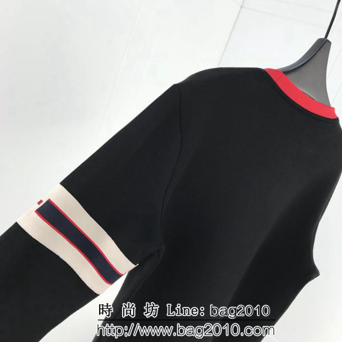 GUCCI古馳 18ss秋冬新款 胸口G家狼頭圖案 太空棉衛衣 情侶款 ydi1406